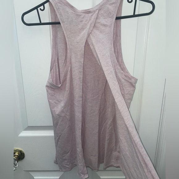 Lululemon Pink Open back Tank Top - Picture 2 of 6